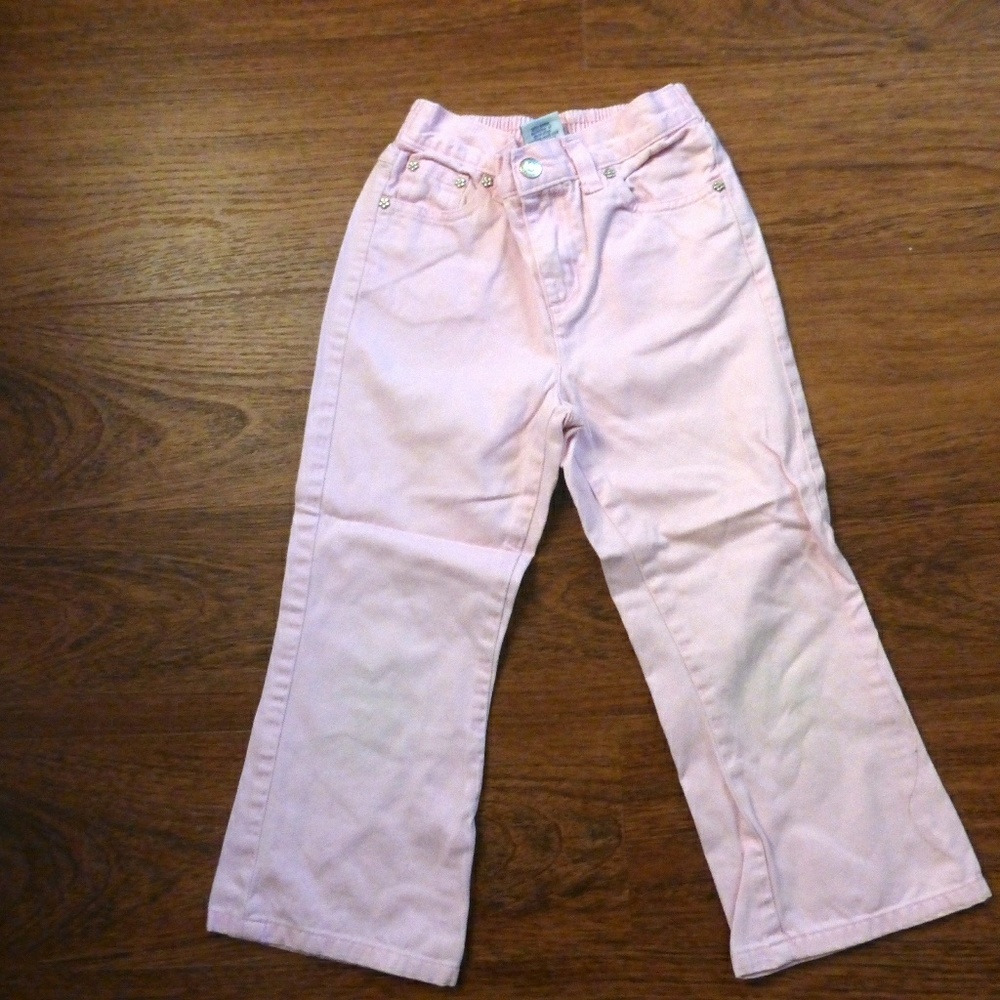 Pink Girl's Jeans